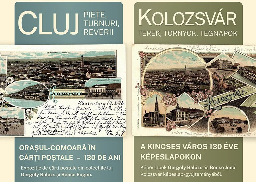 Expoziție de cărți poștale vechi despre Cluj, la Muzeul de Artă