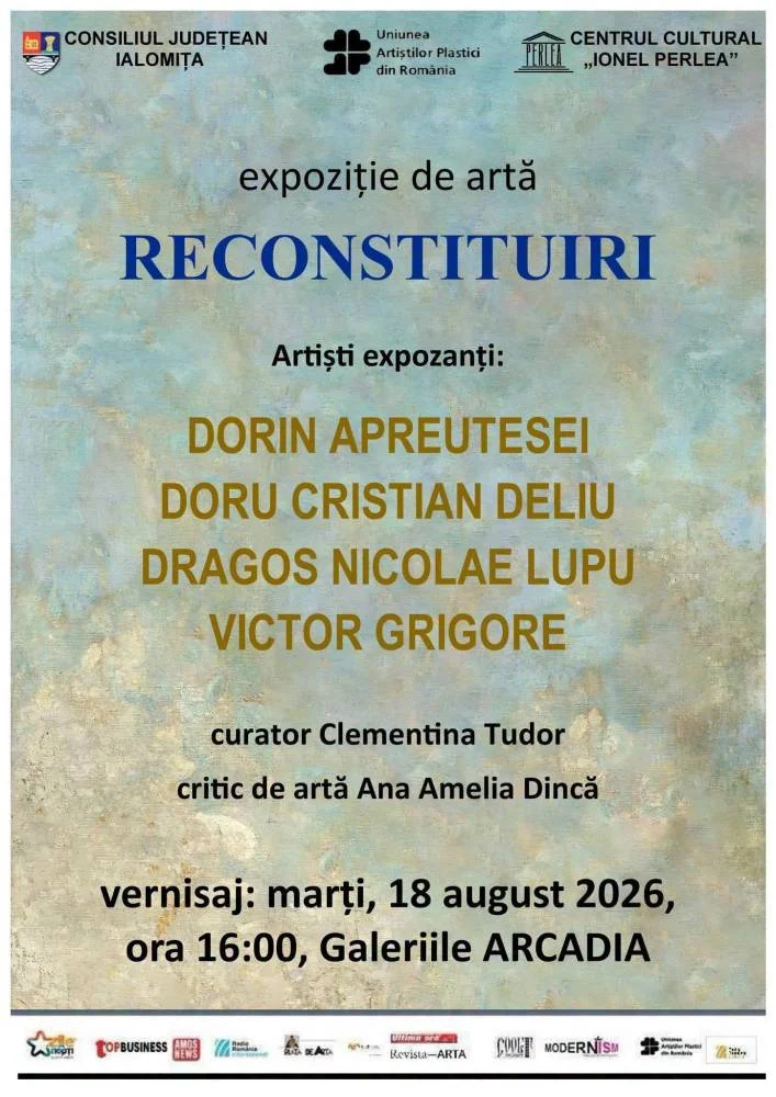 Expoziția „Reconstituiri", vernisaj la Galeriile Arcadia din Slobozia