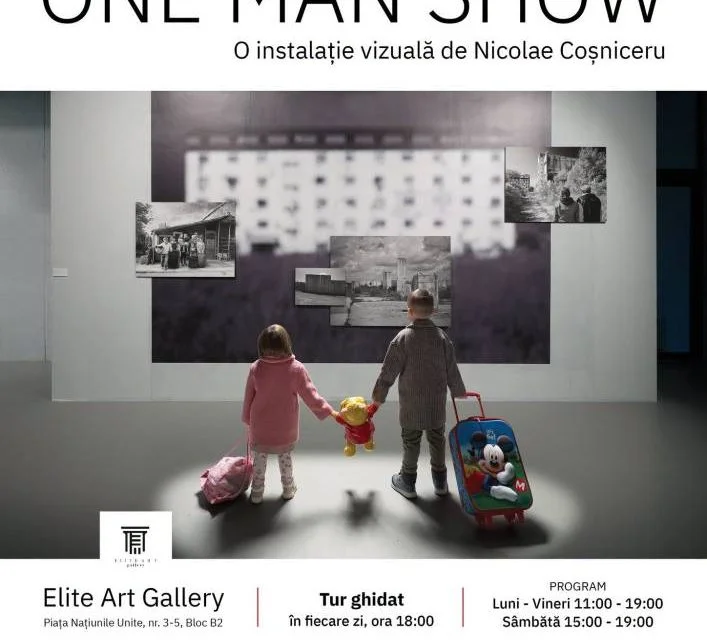 Nicolae Coșniceru deschide „One Man Show" la Elite Art Gallery pe 20 august