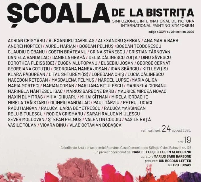 „Școala de la Bistrița", ediția a XXVI-a, expusă la Casa Oamenilor de Știință