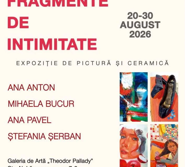 „Fragmente de intimitate", expoziție de pictură și ceramică la Iași