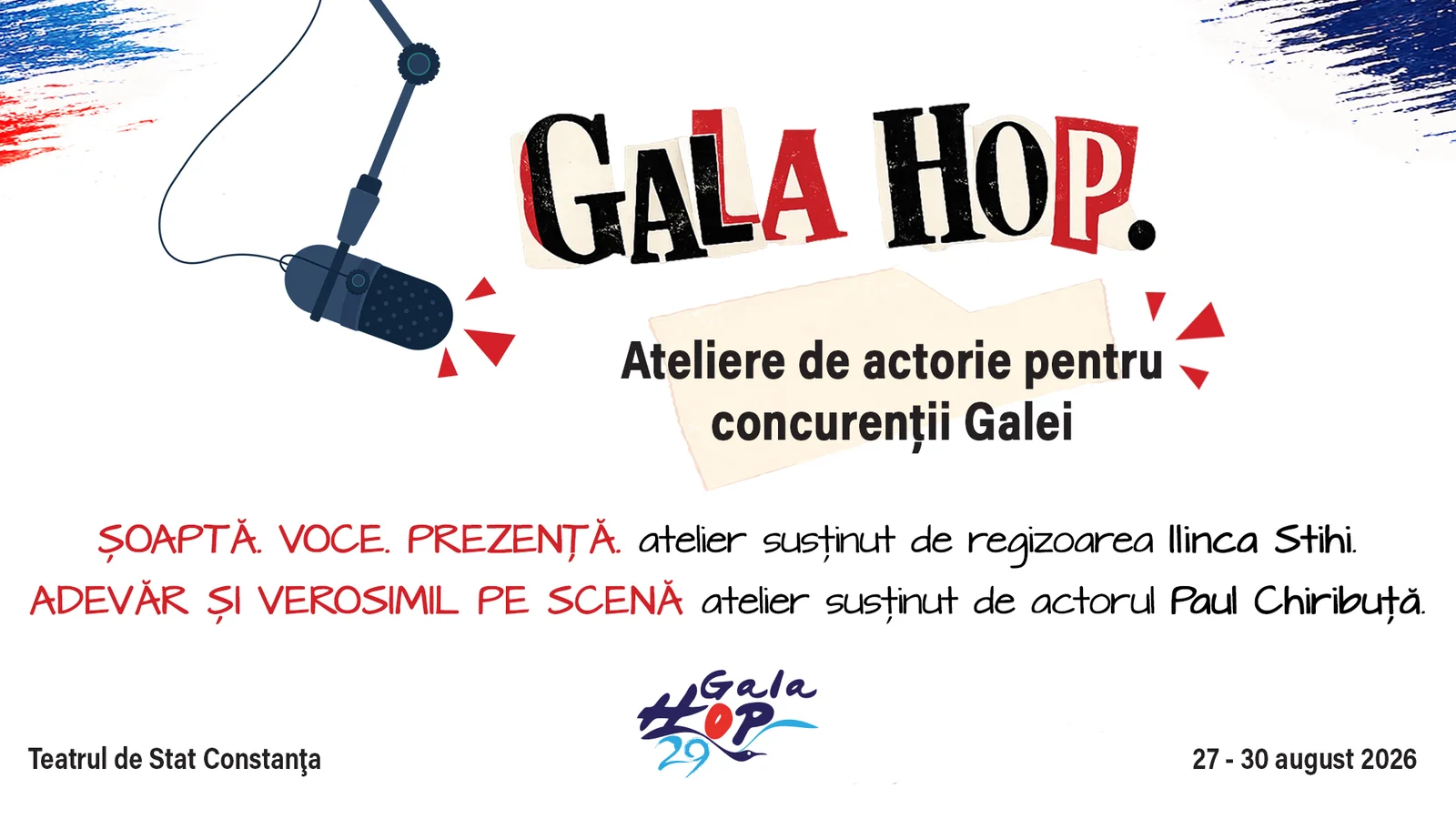 Gala HOP 2026, ediția a 29-a, la Teatrul de Stat din Constanța