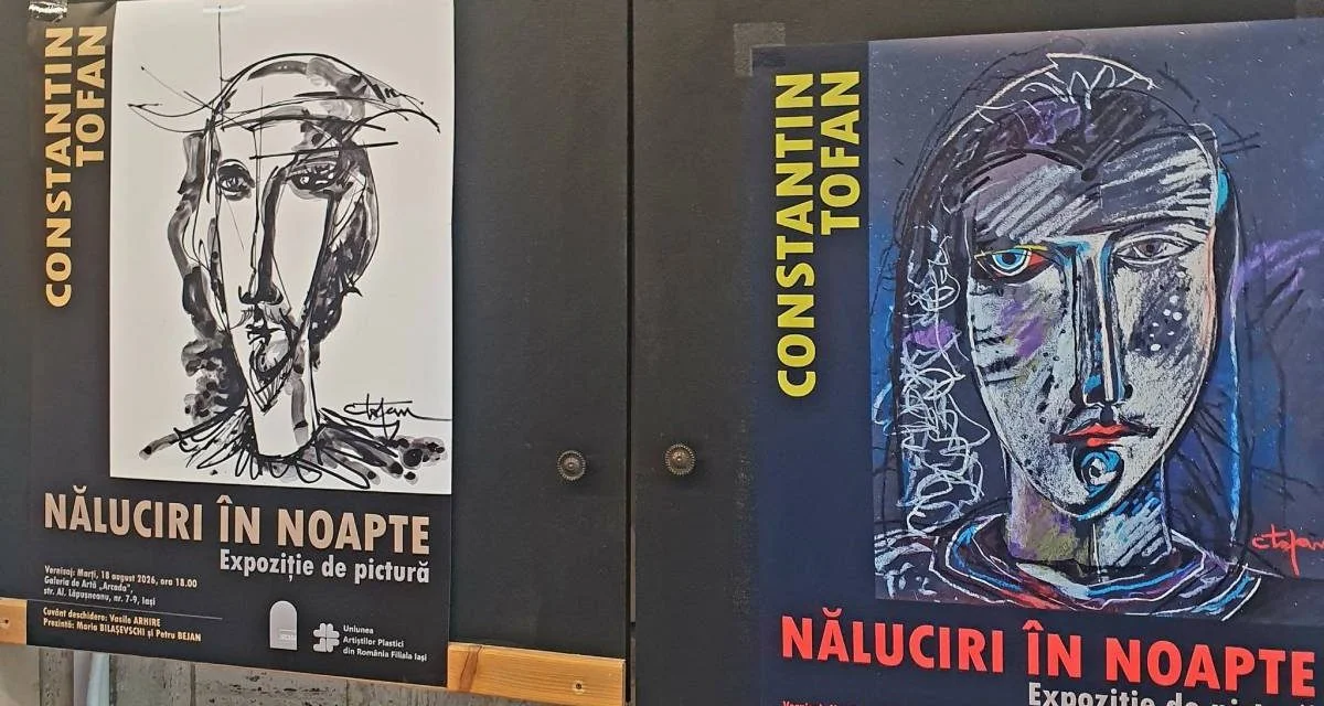 Constantin Tofan expune „Năluciri în noapte" la Galeria Arcada din Iași