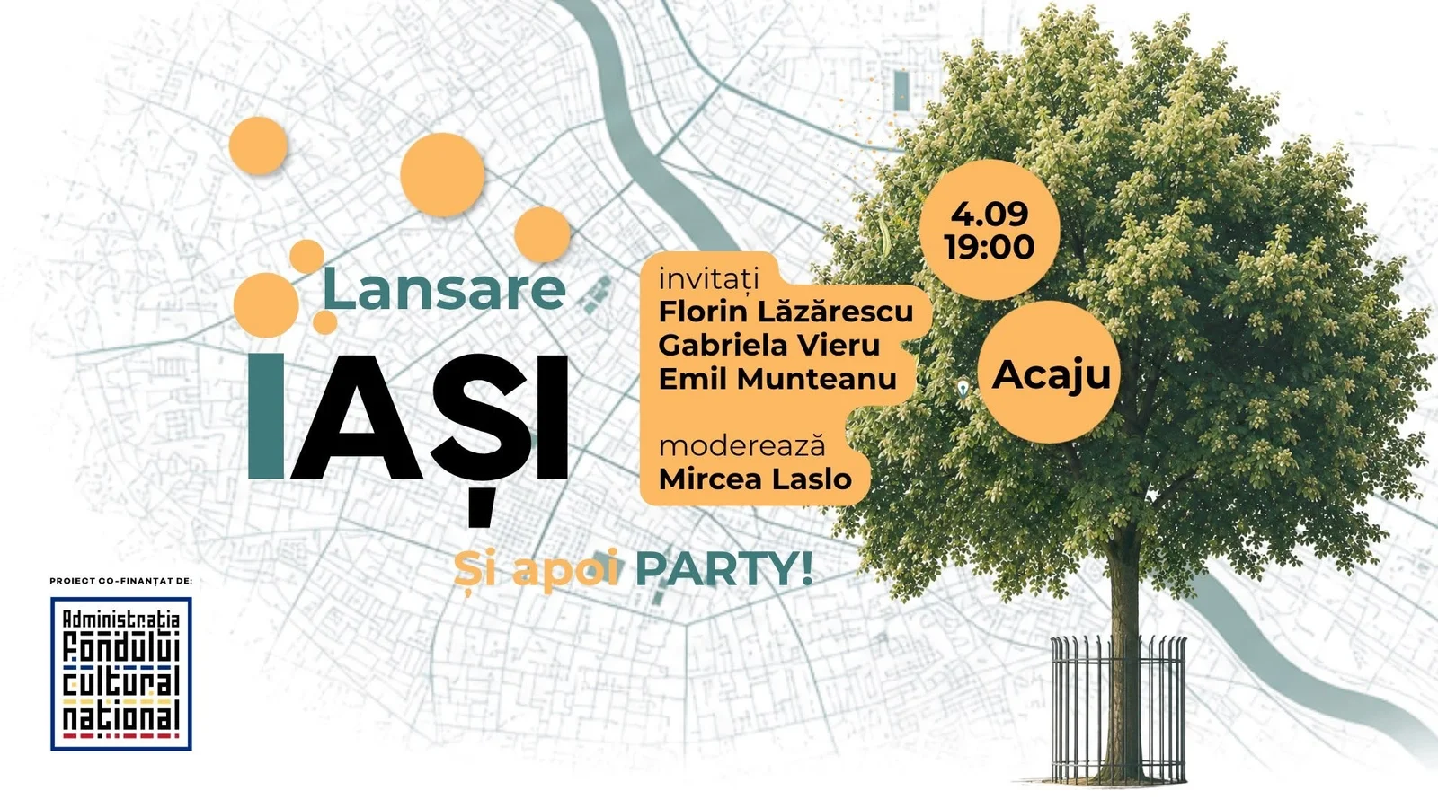 Harta Literară ajunge la Iași pe 4 și 5 septembrie
