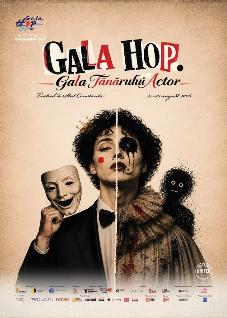 Gala HOP 2026 începe la Constanța, cu 25 de tineri actori în competiție