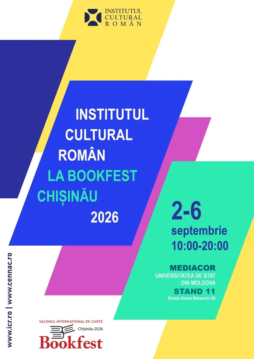 ICR participă la Bookfest Chișinău 2026 cu premii literare și dezbateri