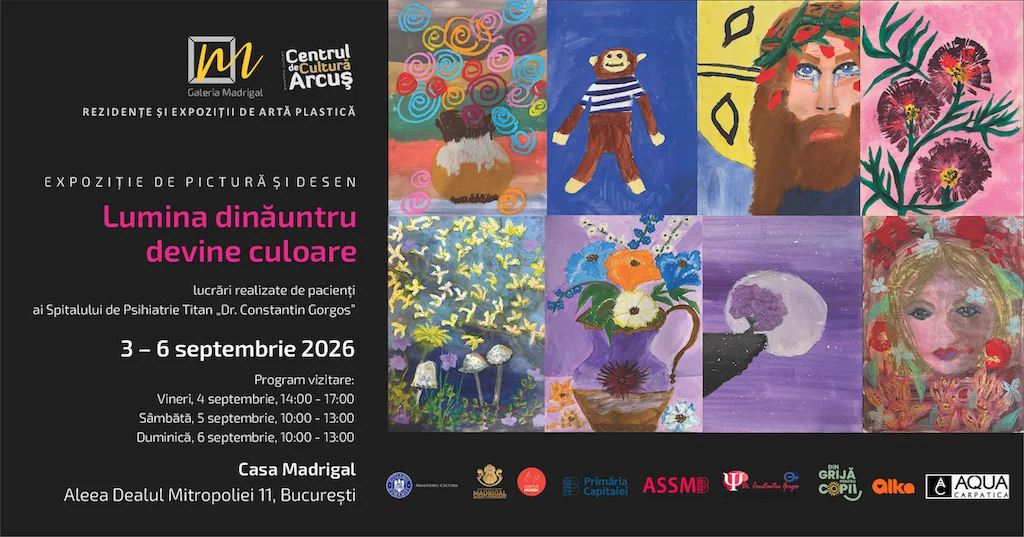 Galeria Madrigal expune lucrări de terapie prin artă realizate de pacienți psihiatrici