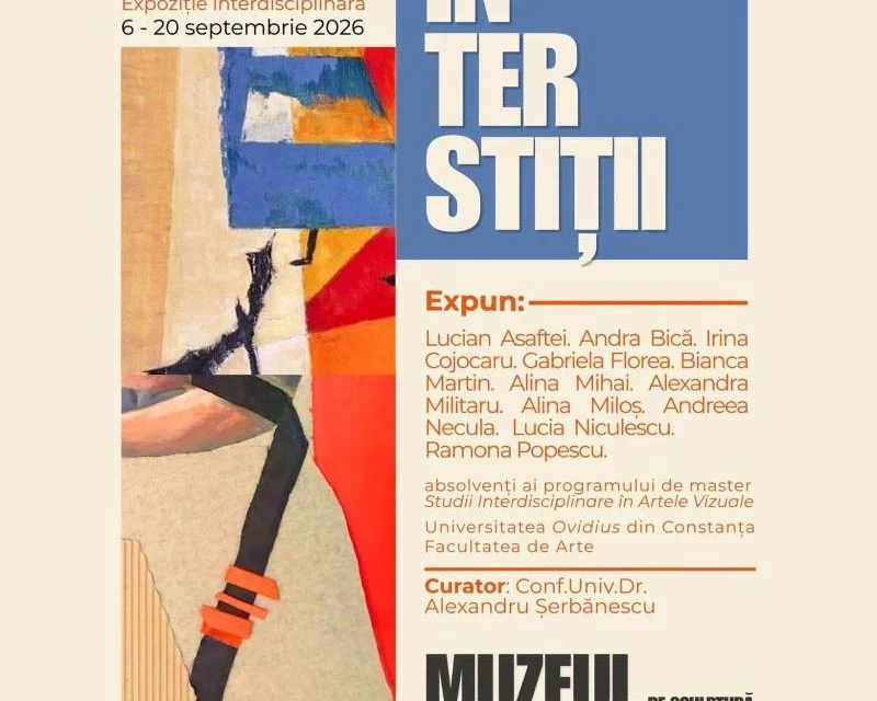 „Interstiții", expoziție interdisciplinară la Muzeul „Ion Jalea" din Constanța