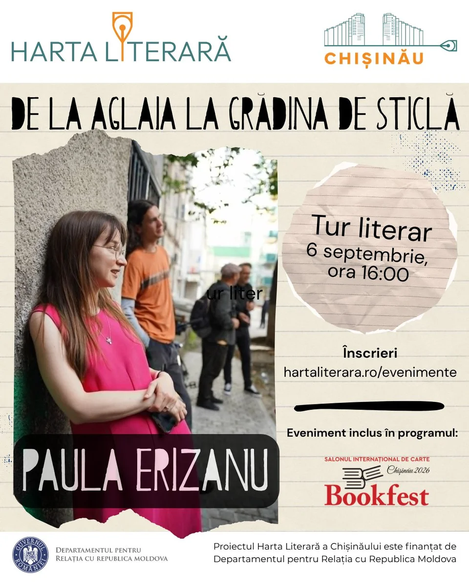 Harta Literară ajunge la Chișinău pe 6 și 7 septembrie