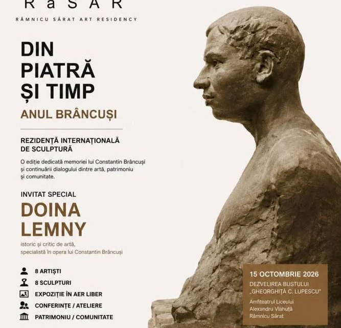 Rezidență internațională de sculptură la Râmnicu Sărat, în Anul Brâncuși