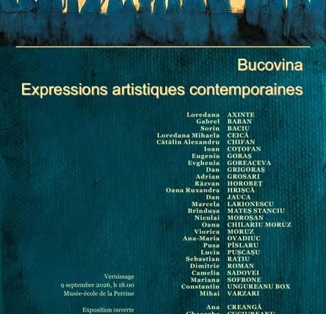 Artiști bucovineni expun la Musée de la Perrine din Laval