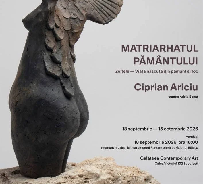 Ciprian Ariciu expune ceramică sculpturală la Galateea Contemporary Art