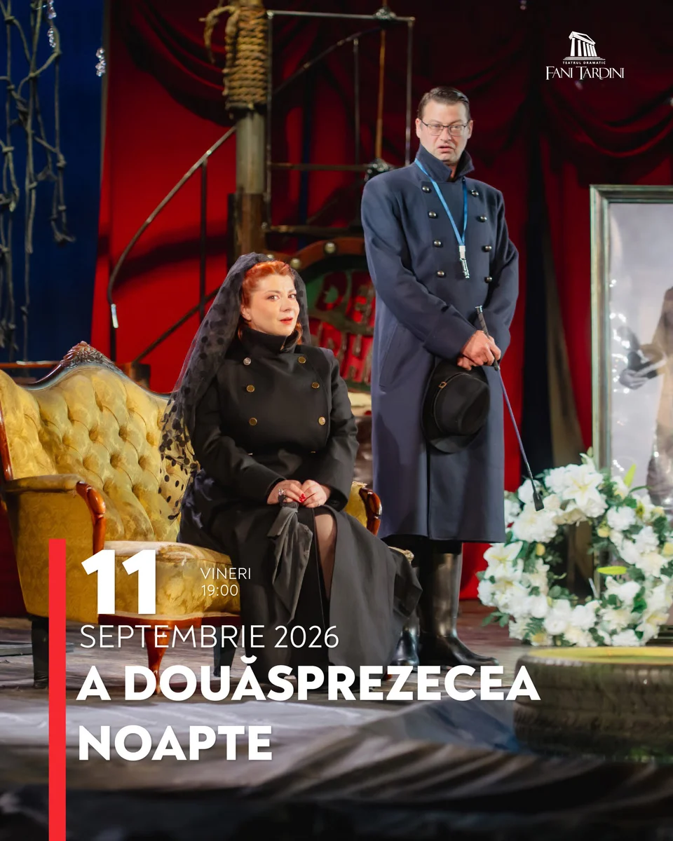 „A douăsprezecea noapte" de Shakespeare, la Galați și la FNT 2025