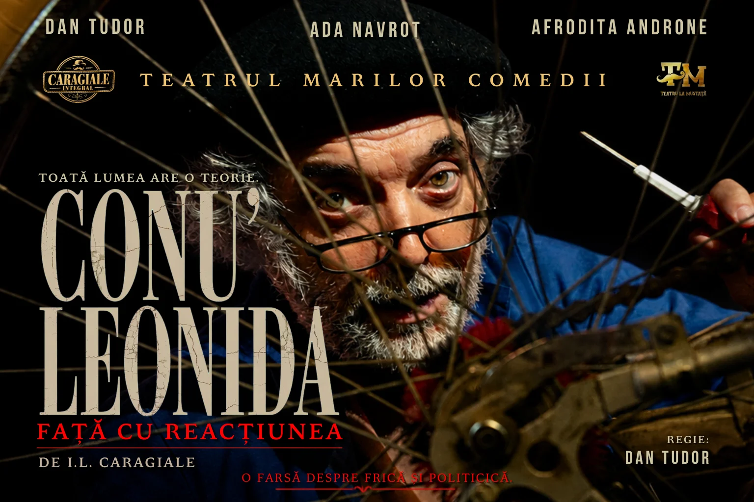 „Conu' Leonida față cu reacțiunea", premieră la Teatrul Amzei în octombrie 2026