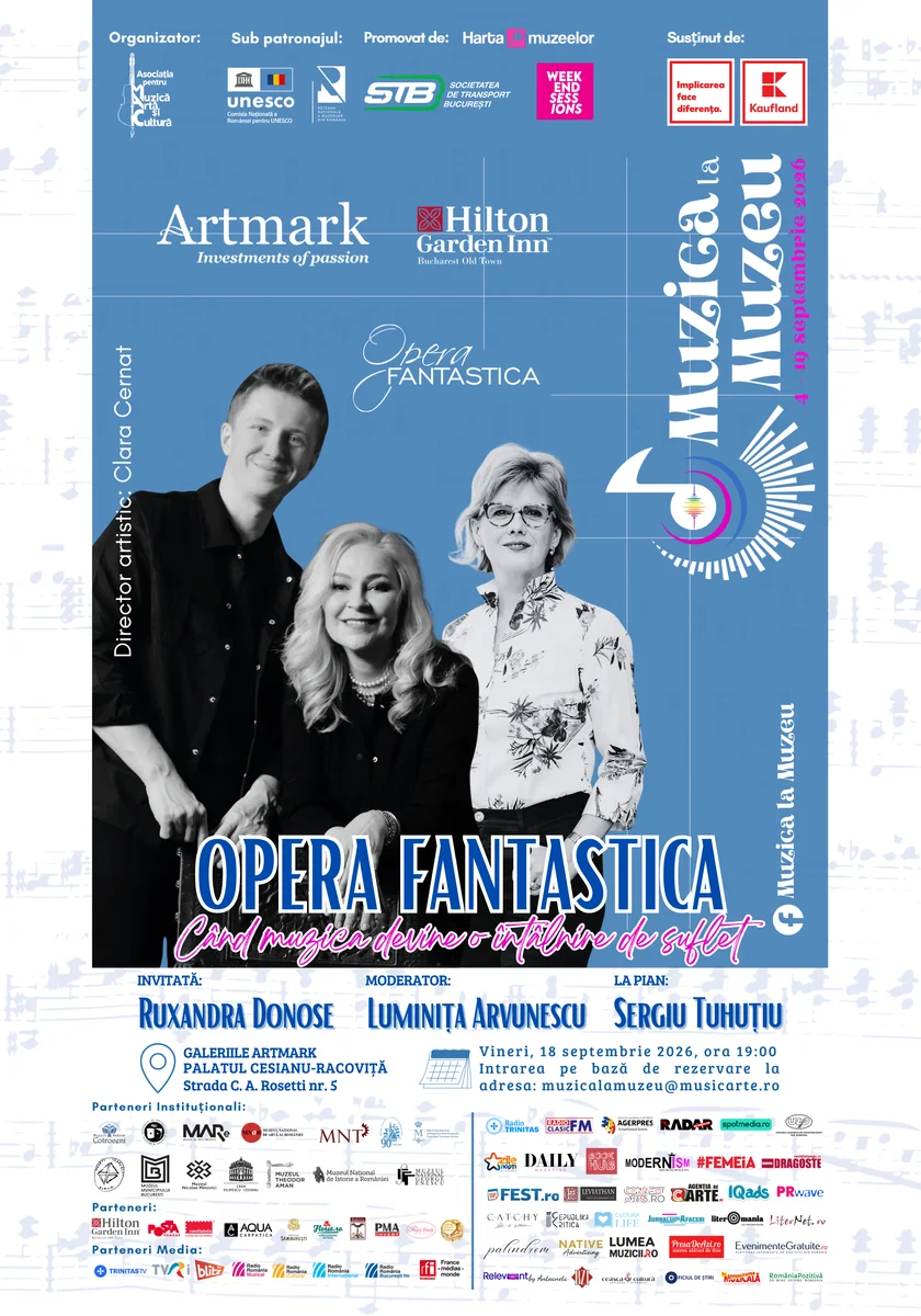 Opera Fantastica împlinește 10 ani cu Ruxandra Donose la Artmark