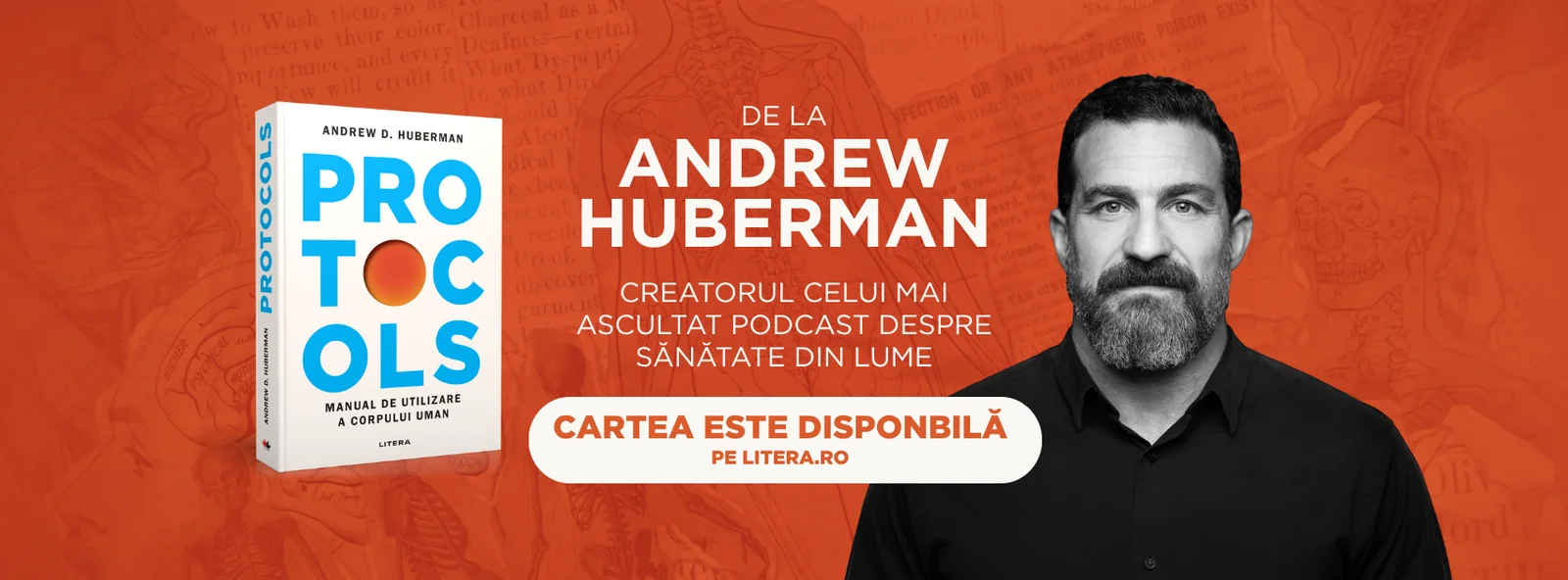 „Protocols" de Andrew Huberman, lansat simultan în România și în lume
