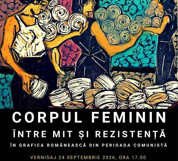 Corpul feminin în grafica comunistă, expus la Bacău