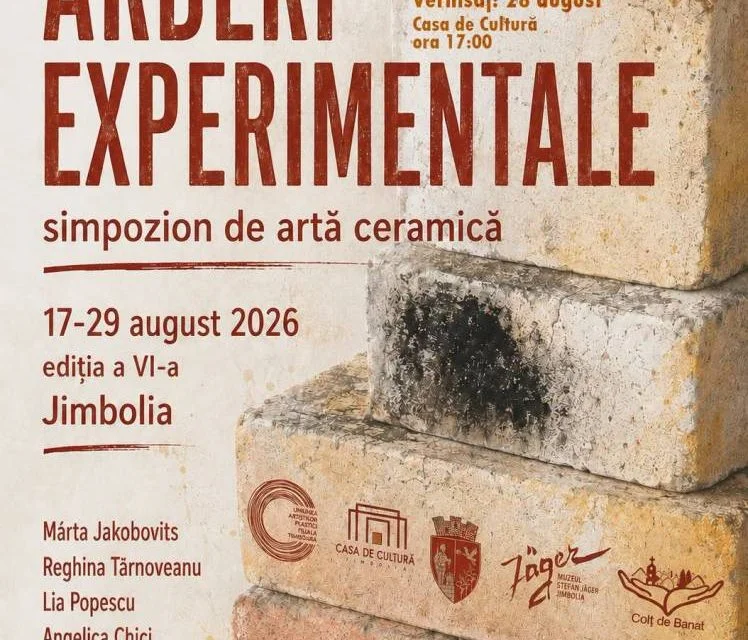 Simpozionul „Arderi experimentale" ajunge la ediția a VI-a la Jimbolia