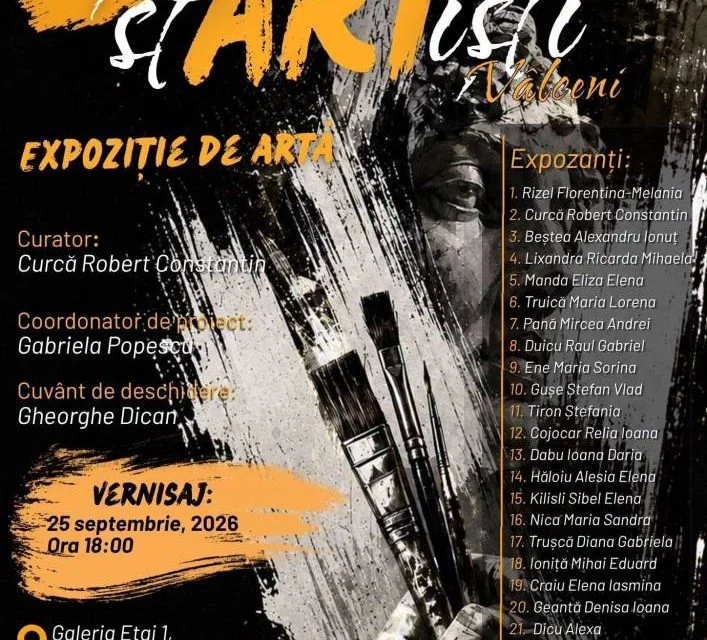 Expoziție „stARTiști vâlceni" la River Plaza Mall din Râmnicu Vâlcea