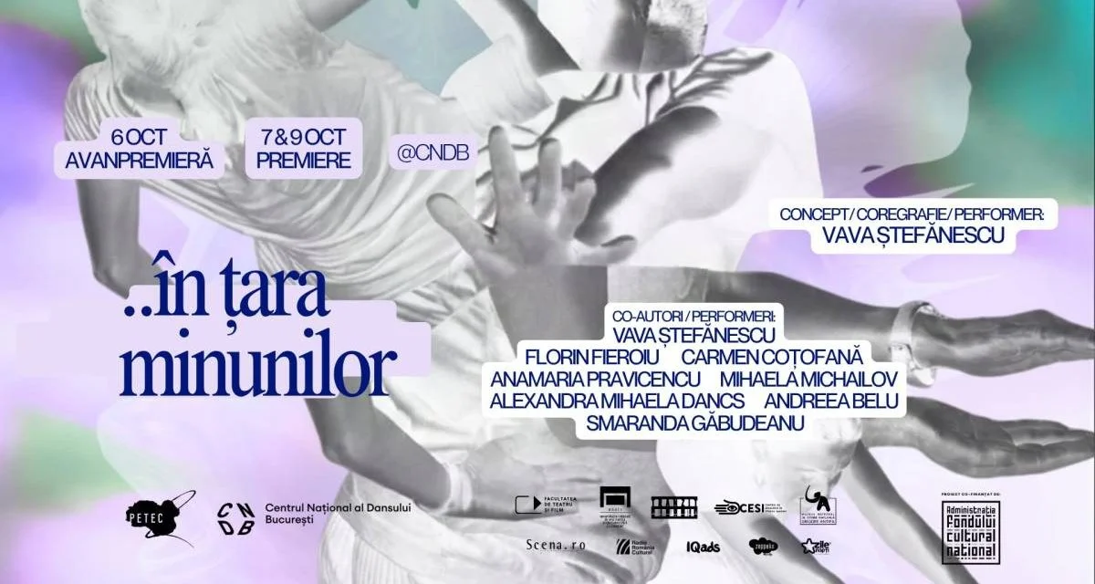 Vava Ștefănescu aduce „…în țara minunilor" pe scena dansului contemporan