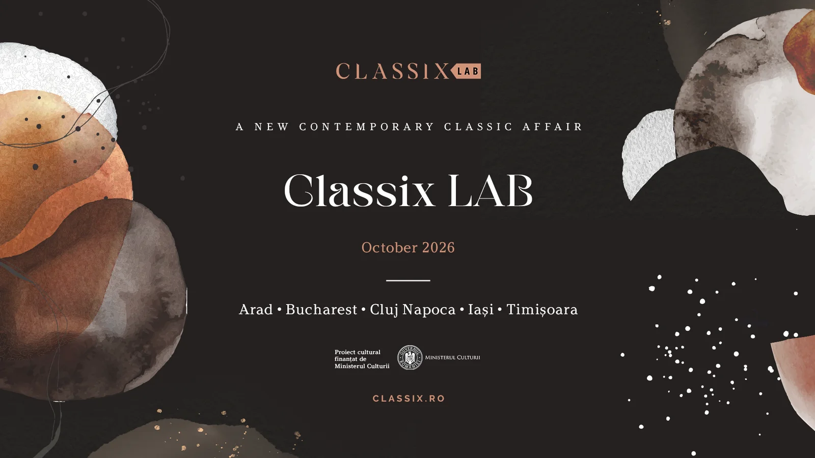 Classix Lab 2026: cinci orașe, concerte și educație artistică