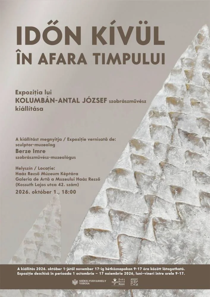 Kolumbán-Antal József expune „În afara timpului" la Odorheiu Secuiesc