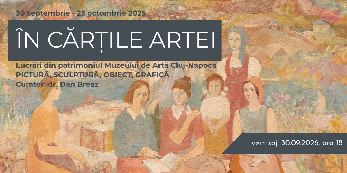 Muzeul de Artă Cluj-Napoca explorează relația dintre imagine și carte