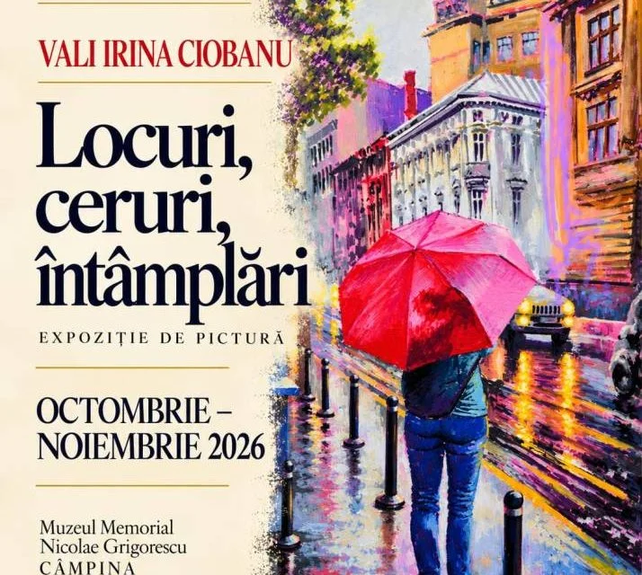 Vali Irina Ciobanu expune la Muzeul „Nicolae Grigorescu" din Câmpina