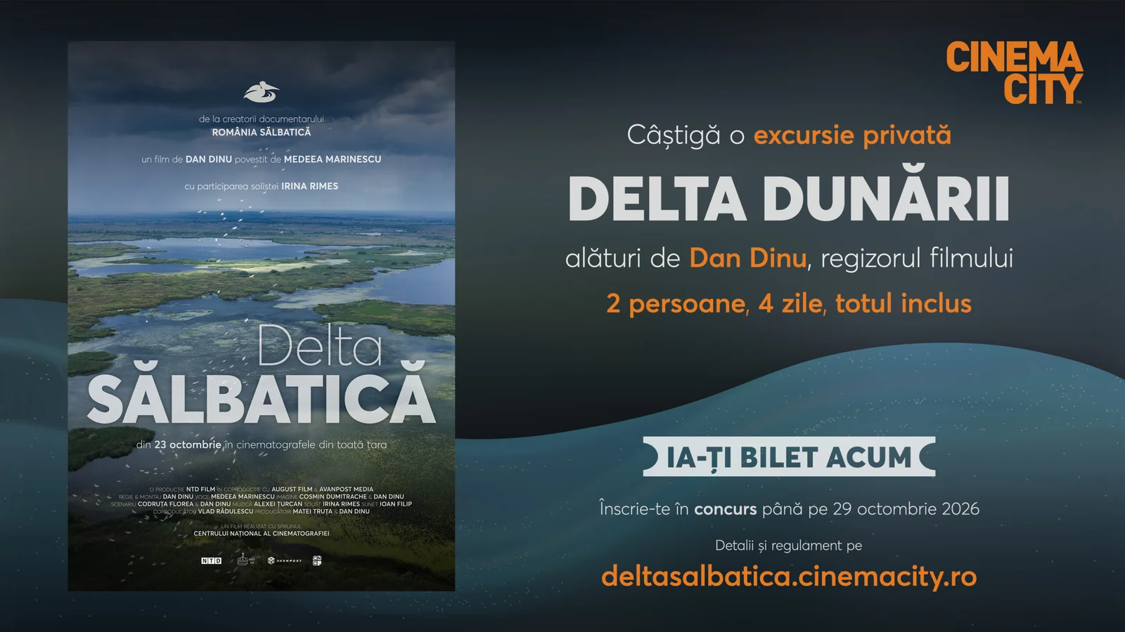„Delta Sălbatică", caravană în 10 orașe și campanie pentru renaturarea Deltei