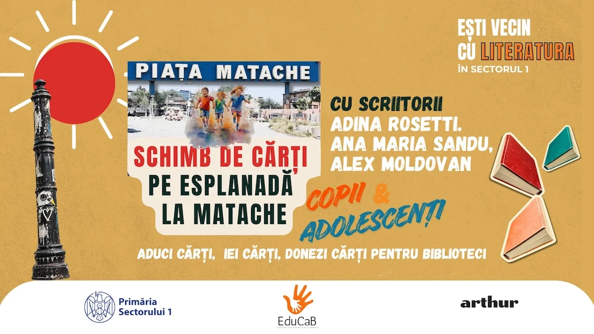 Harta Literară aduce poveștile din cărți în cartierele Sectorului 1