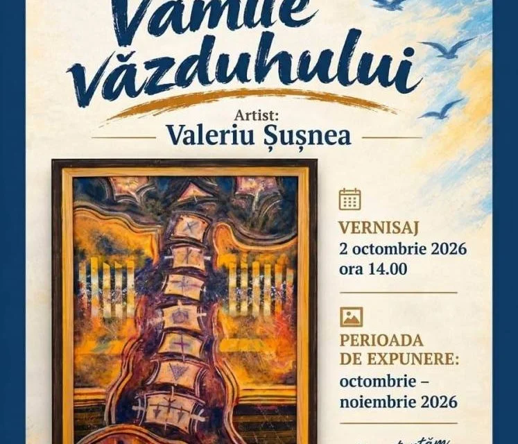 Valeriu Șușnea expune „Vămile văzduhului" la Palatul Episcopal din Galați