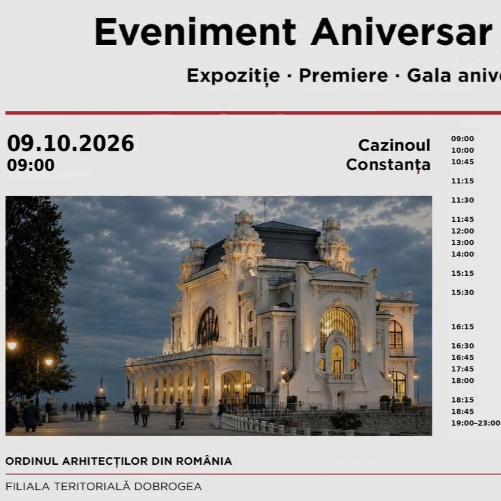 OAR Dobrogea marchează 25 de ani printr-un program la Constanța