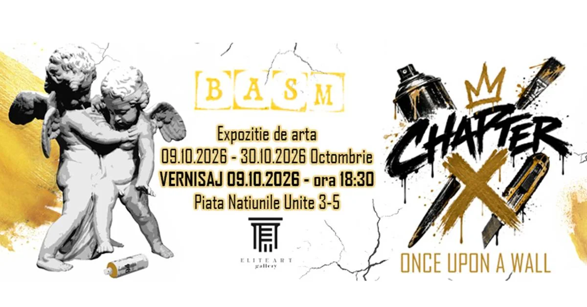 BASM, zece ani de street art, în expoziție la Elite Art Gallery