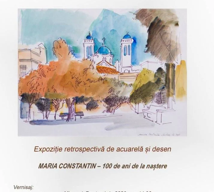 Retrospectivă Maria Constantin, la 100 de ani de la naștere, la Călimănești