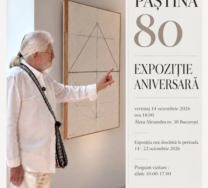 Horea Paștina, omagiat la 80 de ani printr-o expoziție la ICR