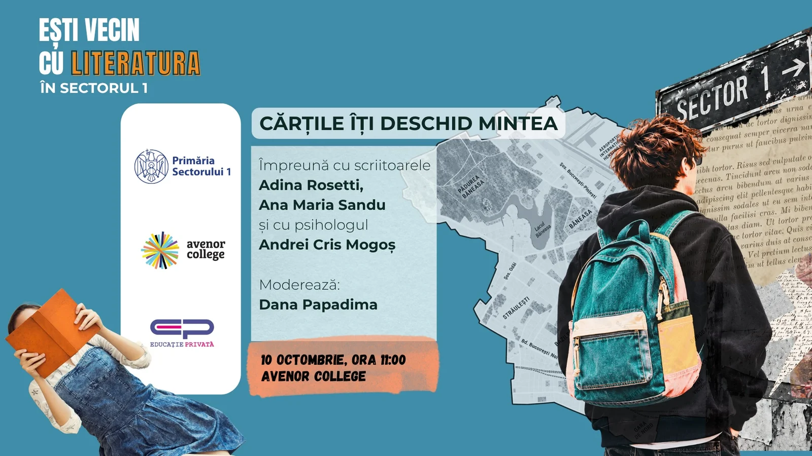 Lectură, curiozitate și copii: două întâlniri la București în acest weekend