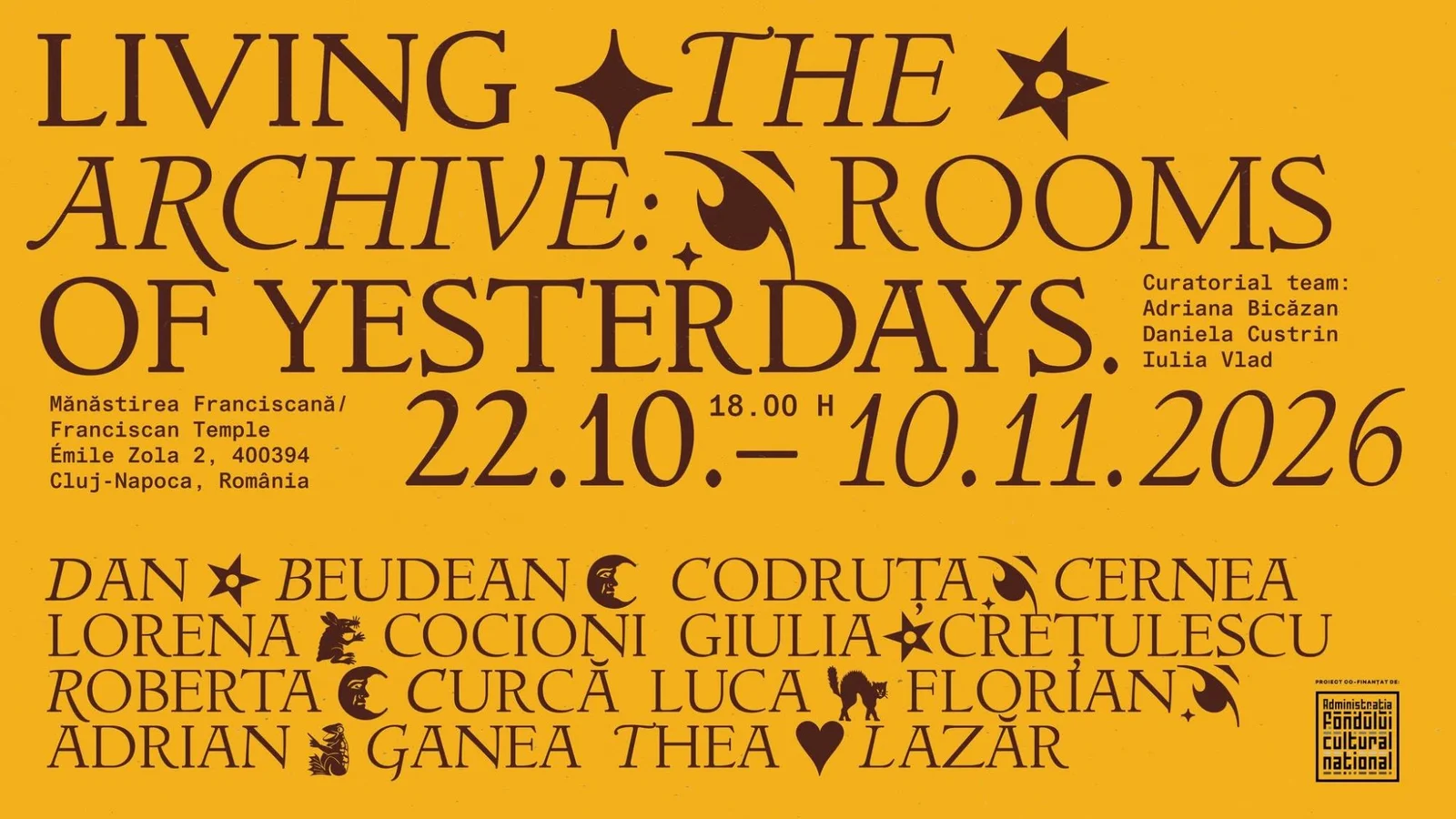 „Living the Archive: Rooms of Yesterdays", expoziție la Cluj-Napoca