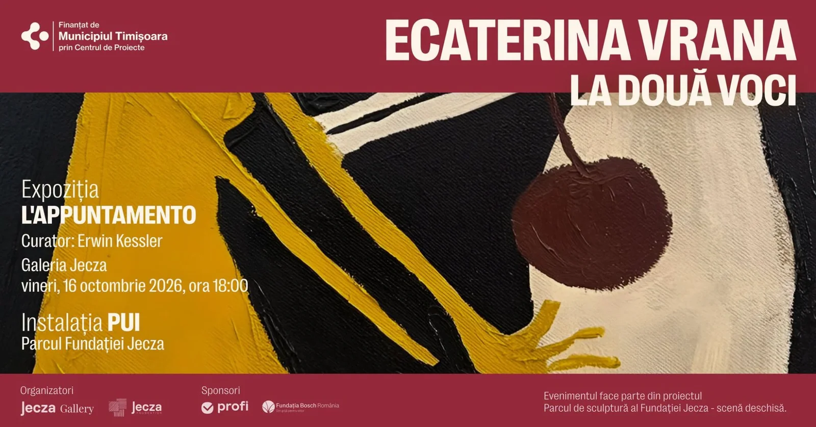 Ecaterina Vrana, expusă la Timișoara într-un proiect în două spații