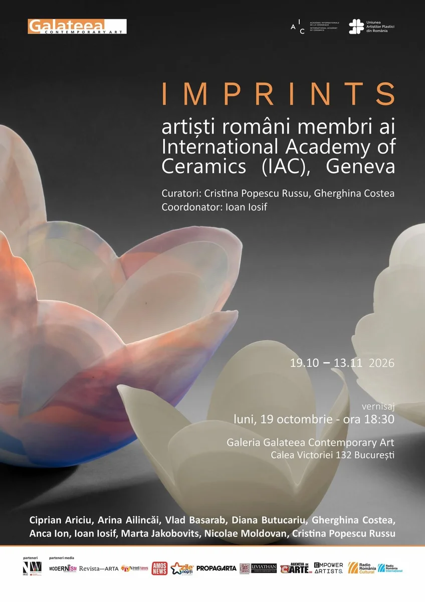 IMPRINTS: zece ceramiști români, membri IAC, expun la Galateea