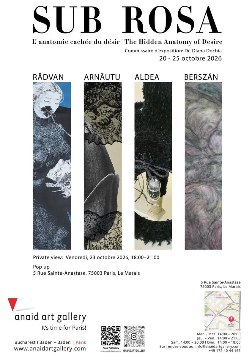 Patru artiști români, expoziție pop-up la Paris în timpul Art Basel