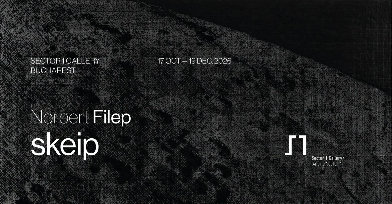 Norbert Filep expune „SKEIP" la Sector 1 Gallery din București
