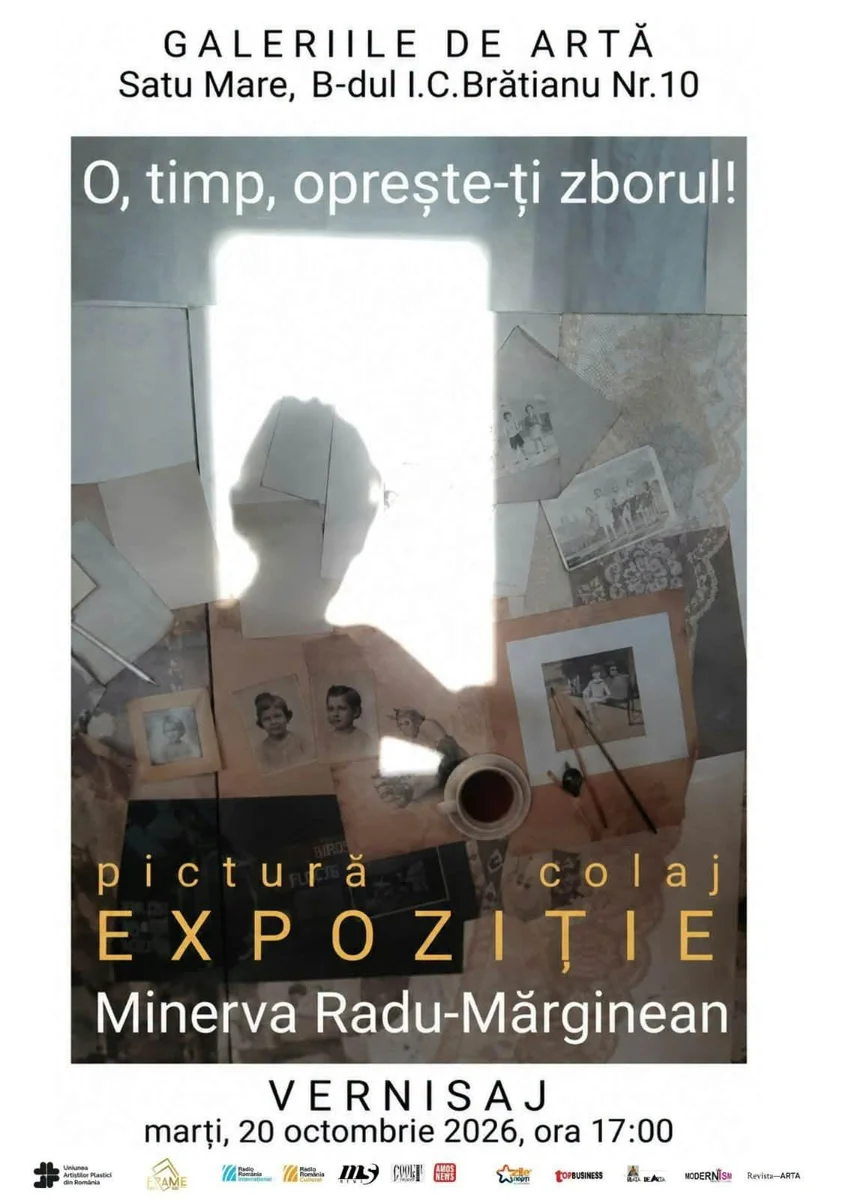 Minerva Radu-Mărginean expune pictură și colaj la Galeria UAPR Satu Mare
