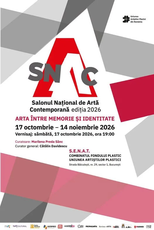 Salonul Național de Artă Contemporană 2026 deschide la București
