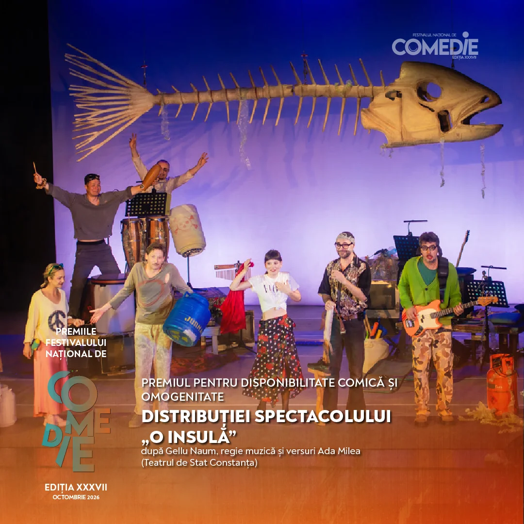 Festivalul Național de Comedie Galați, ediția a XXXVII-a, și-a desemnat câștigătorii