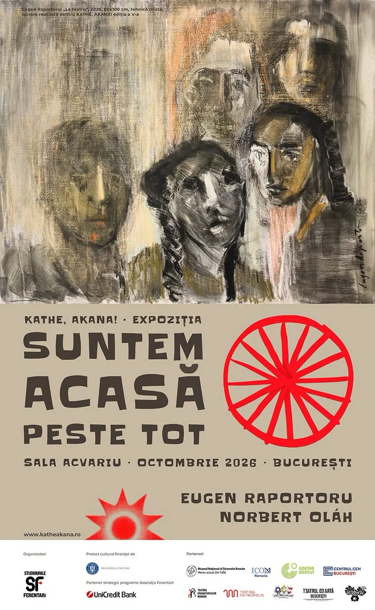„Suntem acasă peste tot": dialog vizual rom la MNȚR, în cadrul KATHE, AKANA!