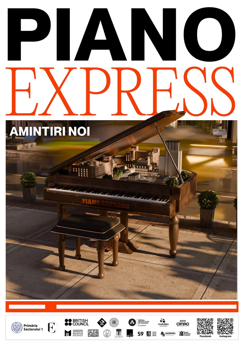Piano Express 2026 explorează memoria urbană a Bucureștiului